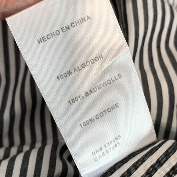 ANTHROPOLOGIE Silent Chaos Striped Wrap Tie Blouse - Picture 8 of 12